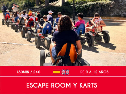 Actividad escape room y karts