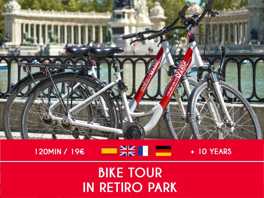 Actividad tour en bicicleta en el parque del retiro (1)
