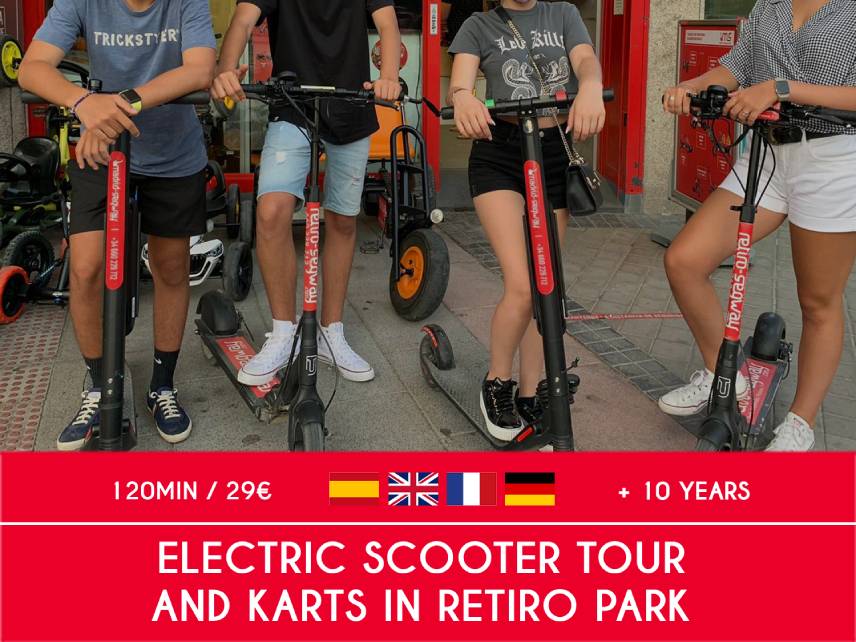 Actividad tour en patinete electrico en el parque