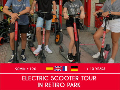 Actividad tour en patinete electrico en el parque del retiro (1)