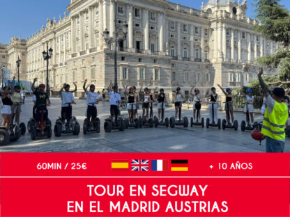Actividad tour en segway en el madrid de los austrias